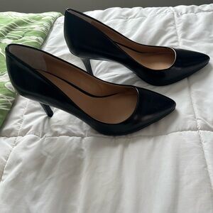 INC International Concepts Black Pointed Heels